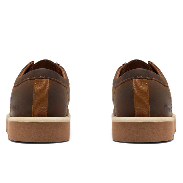 Clarks Originals Men's Meare Walla Shoes in Beeswax Leather - Pair of Shoes Side From Behind