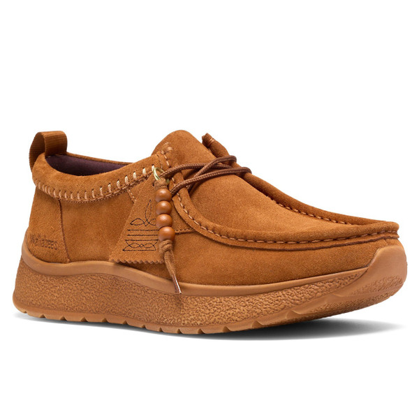 Clarks Originals Men's Tawyer Walla Shoes in Ginger Suede - Single Shoe Side Angled View