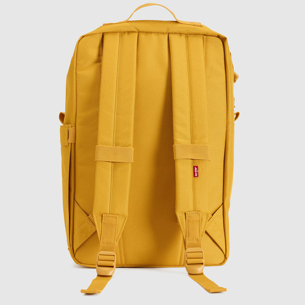 Levi's L Pack Standard Laptop Backpack in Cool Yellow - Back View