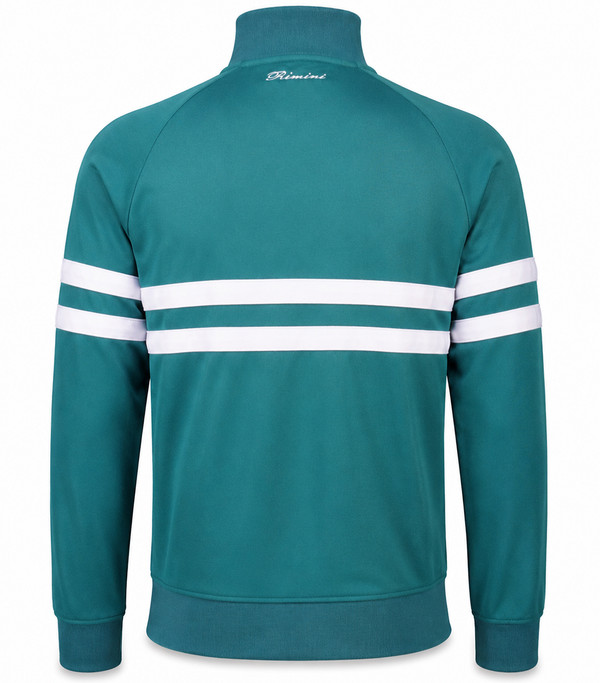 Ellesse Rimini Men's Retro Track Top in Teal - Back View