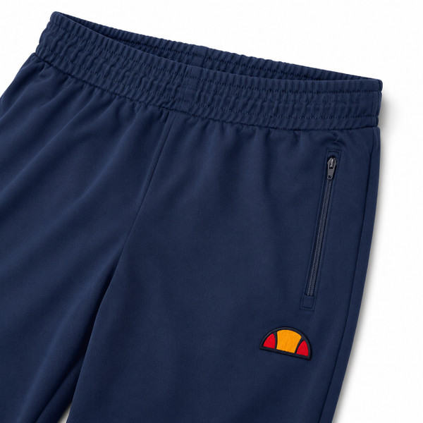 Ellesse Bertoni Track Pants with Zip Pockets in Navy - Waistband and Pocket Detail