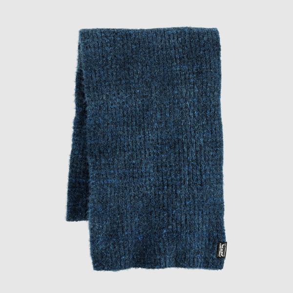 Levi's Sunset Ribbed Scarf in Navy Blazer - Folded