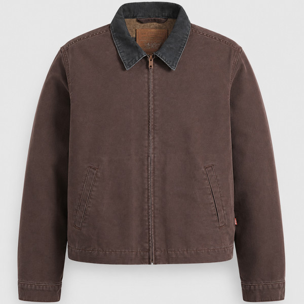 Levi's Castro Full Zip Lined Denim Jacket in Allspice Sky Trk - Main View