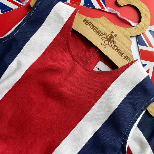Neckline on Madcap England Mod Save The Queen! 1960s Mod Dress