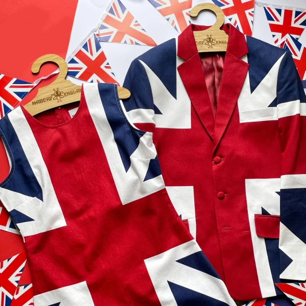 Madcap England Mod Save The Queen! 1960s Mod Dress with matching blazer