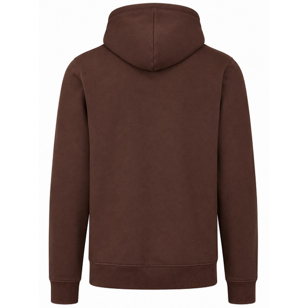 Trojan Retro Spirit of 69 Logo Hoodie in Chocolate - Back View