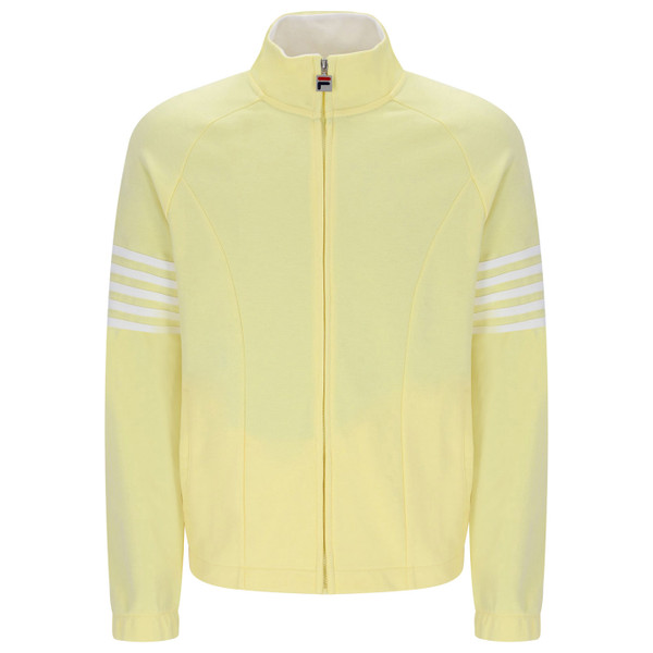 Fila Vintage Patrice Sleeve Stripe 80s Track Jacket in Double Cream