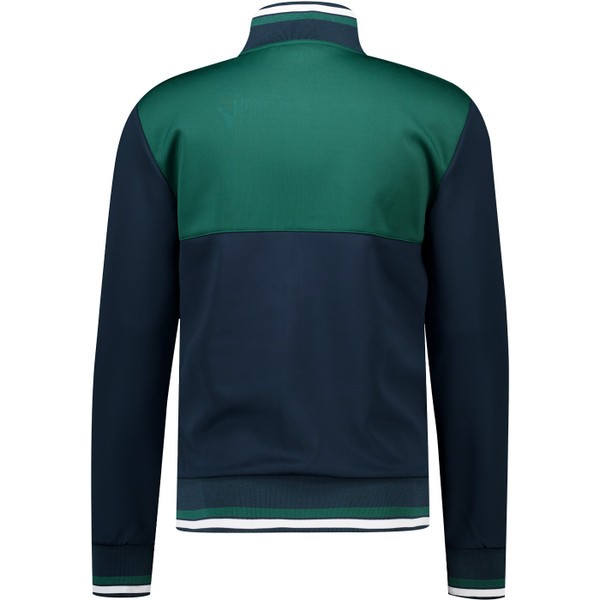 Ellesse Mens Vignola Funnel Neck Zip Track Jacket in Navy and Teal