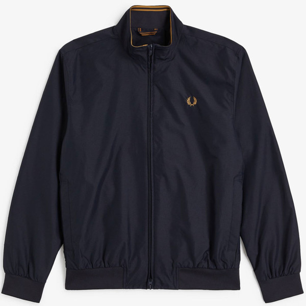 Fred Perry Brentham Men's Retro Sports Jacket in Navy