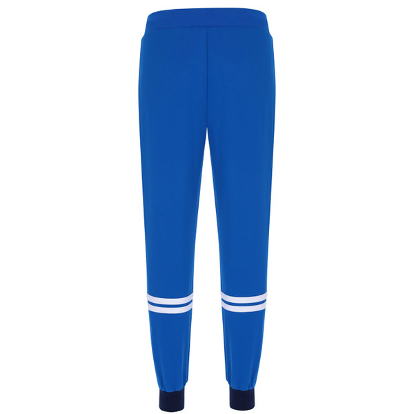 Back of Sergio Tacchini Blow Track Pants in Princess Blue