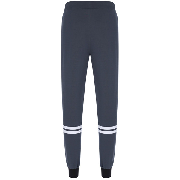 Back of Sergio Tacchini Blow Track Pants in Turbulance Grey