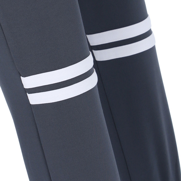 Stripes on Sergio Tacchini Blow Track Pants in Turbulance Grey