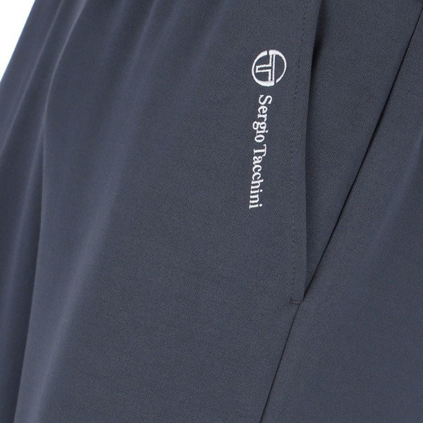 Branding on pocket on Sergio Tacchini Blow Track Pants in Turbulance Grey