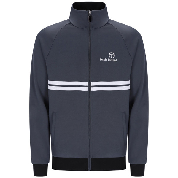 Sergio Tacchini New Dallas Track Top in Turbulance Grey