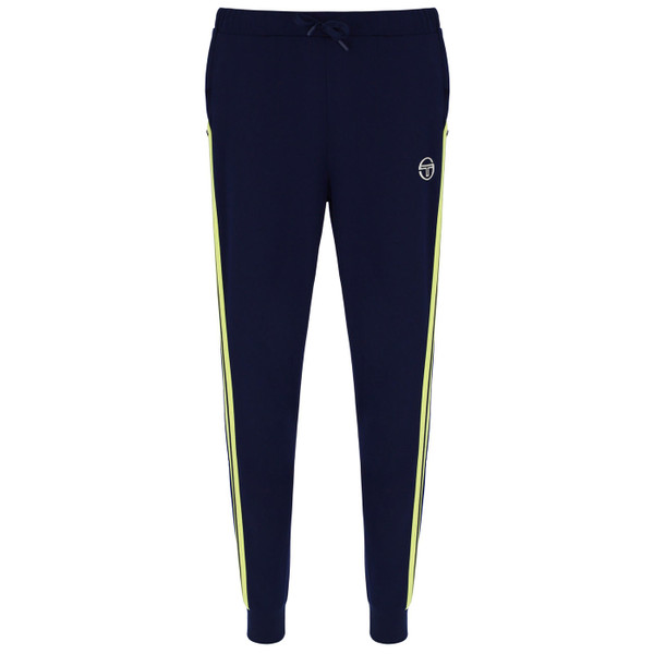 Sergio Tacchini Mens Damarindo Track Pants in Maritime Blue/Celery Green