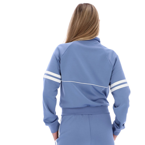 Back of Sergio Tacchini Women's Miss Star Track Top in Country Blue