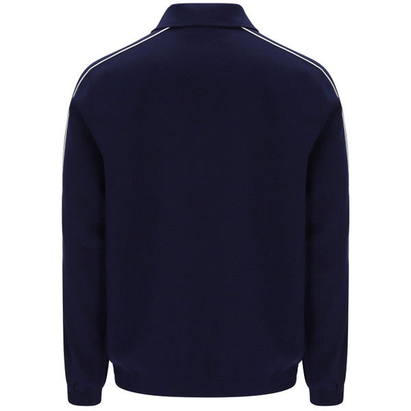 Back of Sergio Tacchini Fontana Track Top in Maritime Blue