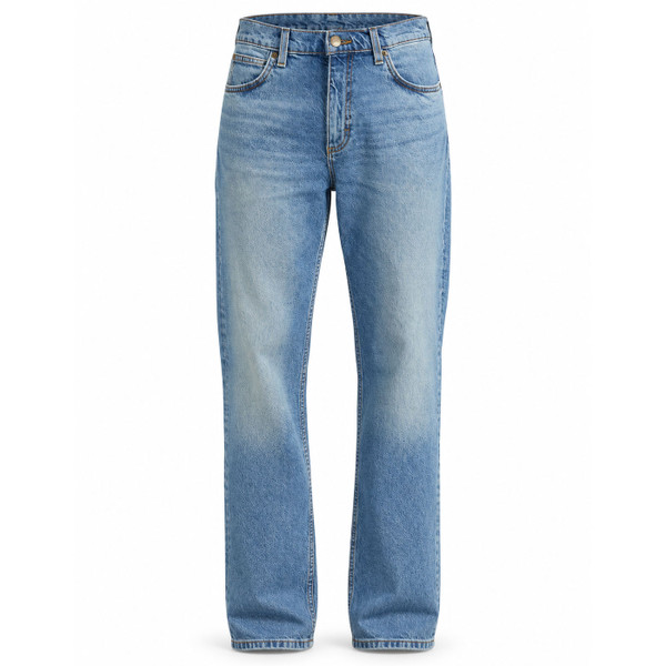 Lee West Regular Straight Stretch Denim Jeans in Riverway Blue