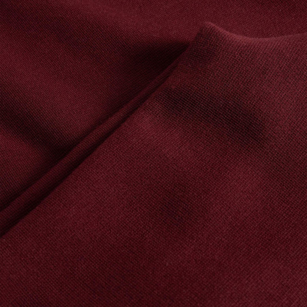 High neck collar on Mademoiselle YeYe Retro 60s Mod Shift Top in Zinfandel