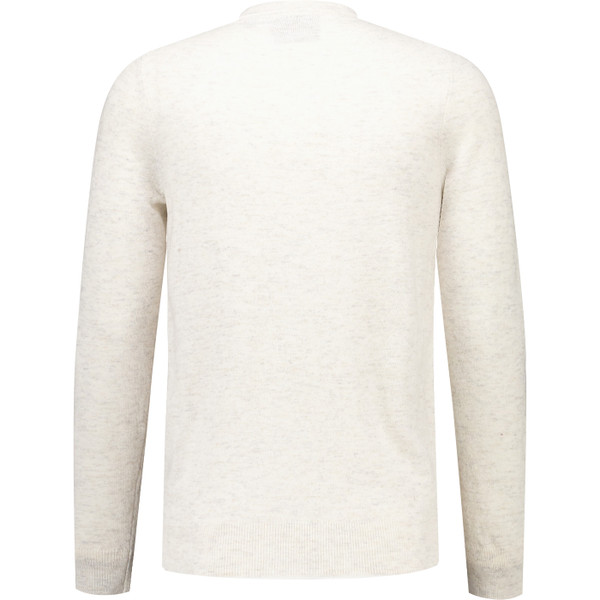 Lyle & Scott Mens Lambswool Blend Crew Neck Jumper in Whitecap Grey