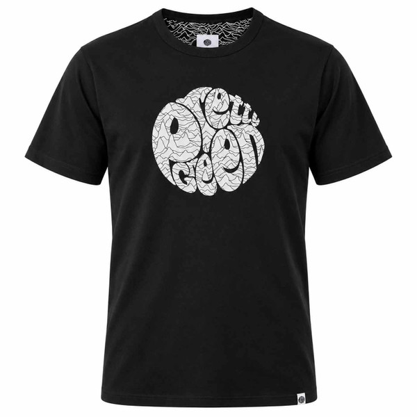 Pretty Green Pulsar Logo Unknown Pleasures T-Shirt in Black