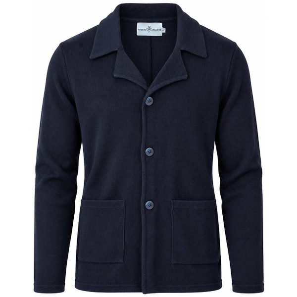 Madcap England Lane Mod Knitted Blazer Cardigan Navy