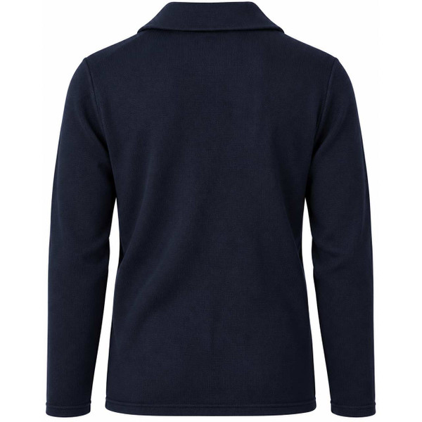 Madcap England Lane Mod Knitted Blazer Cardigan Navy Back View
