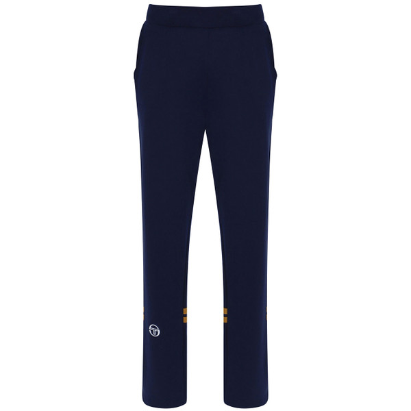 Sergio Tacchini Orion Retro 80s Track Pants in Navy/Golden Brown