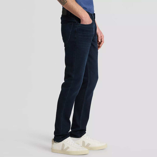 Lee Luke Slim Denim Jeans Dark Star - Model Side View