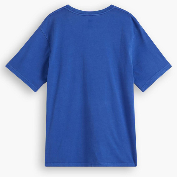 Levi's® Men's Retro Relaxed Fit Towelling Logo Tee in Surf Blue