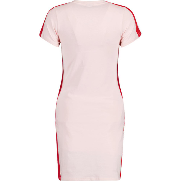 ellesse womens rigi side stripe tshirt dress light pink