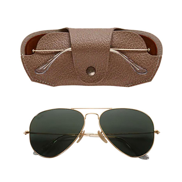 Ray-Ban Aviator Sunglasses Arista Gold and Green Aviation Collection Sunglasses