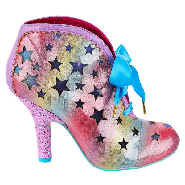Irregular Choice Sirius Star Boots in Rainbow