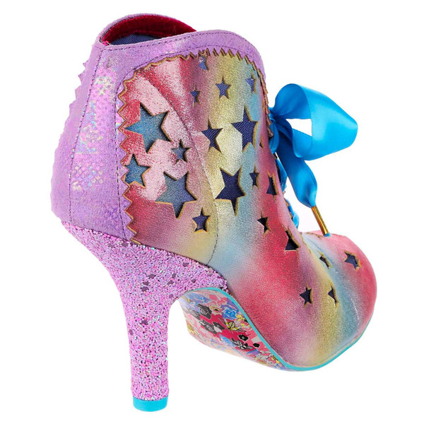 Irregular Choice Sirius Star Boots in Rainbow