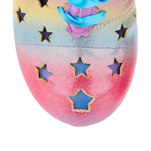 Irregular Choice Sirius Star Boots in Rainbow