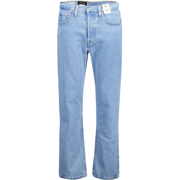 levis womens 501 original high rise cropped straight leg jeans light blue