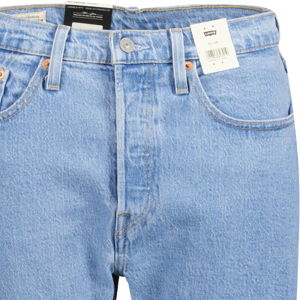 levis womens 501 original high rise cropped straight leg jeans light blue