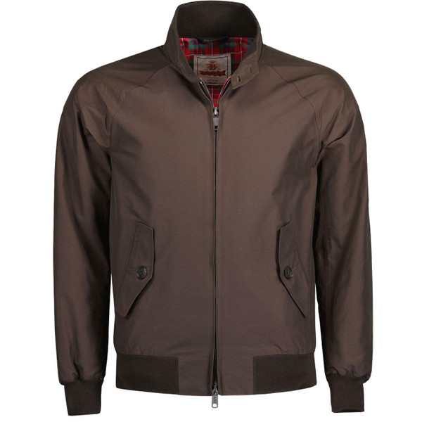 Baracuta G9 Harrington Jacket in Chocolate