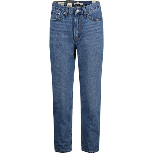 levis womens 80s mom fit tapered leg jeans medium indigo worn