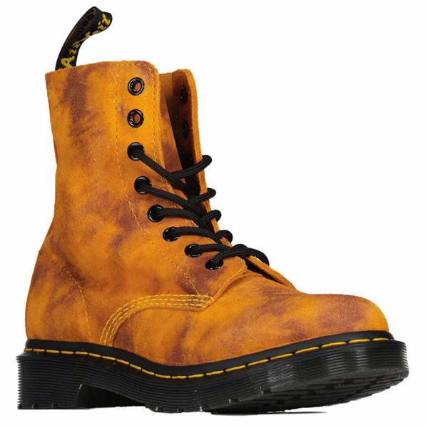 Dr Martens 1460 Pascal Women's Grunge Tie Dye Boots in Burnt Orange Dr Martens 1460 Pascal Women's Grunge Tie Dye Boots in Burnt Orange