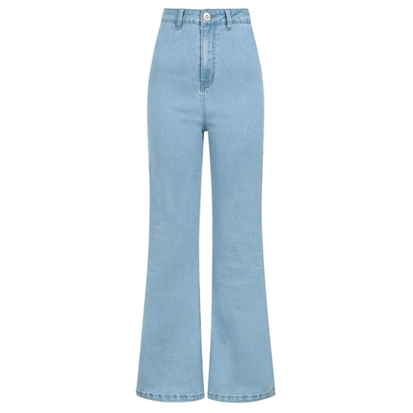 Bright and Beautiful Donna Retro 70s Star Pocket Flared Jeans