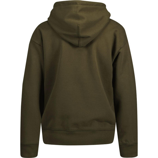 levis womens graphic logo print hoodie dark olive