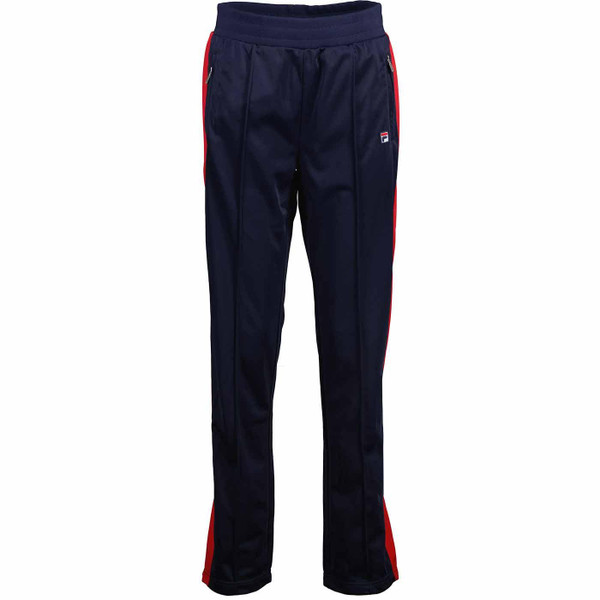 Fila Vintage Women's Retro 80s Stripe Panel Track pants in Navy