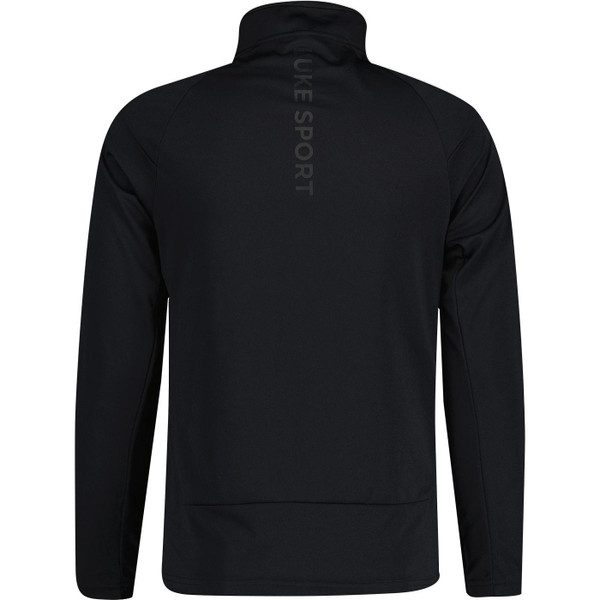 luke 1977 mens indicator overhead half zip funnel neck lightweight jacket jet black