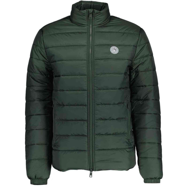 Original Penguin Retro 80s Padded Puffer Jacket in Deep Forest