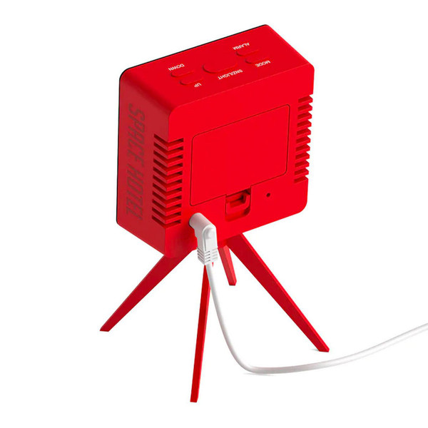 Newgate Clocks Space Hotel Droid Alarm Clock in Red