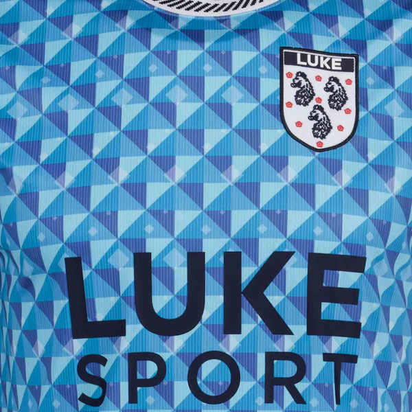 Luke Sport Tears 90 Qatar World Cup 22 Retro Football T-shirt in Blue