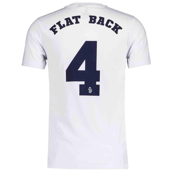 Luke Sport Flat Back 4 Qatar 2022 World Cup Retro T-shirt in White