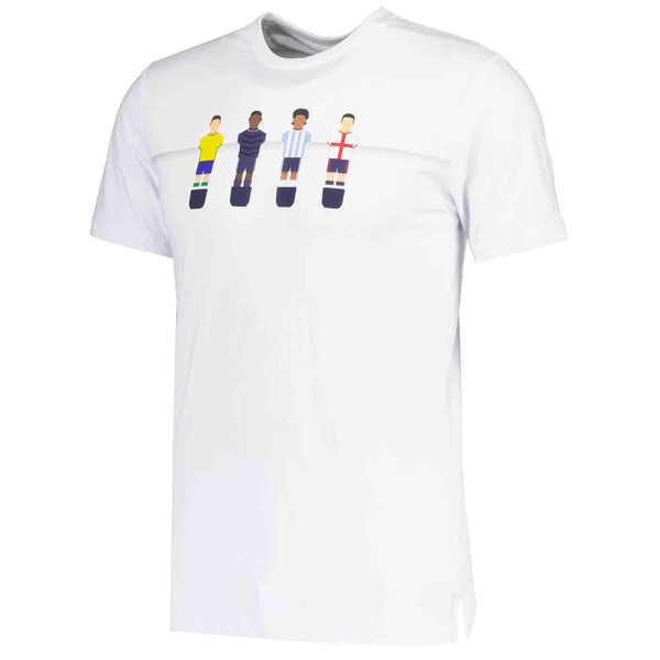 Luke Sport Flat Back 4 Qatar 2022 World Cup T-shirt in White
