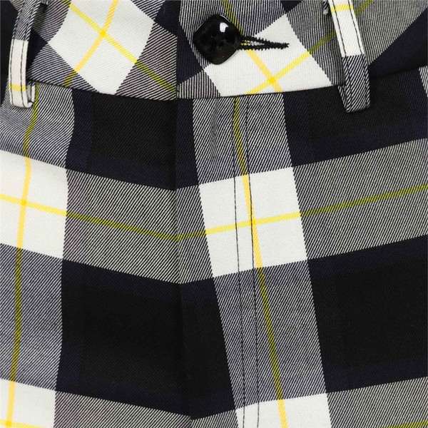 Bright and Beautiful Donna Retro 70s Gingham Check Women's Flares in Black/White